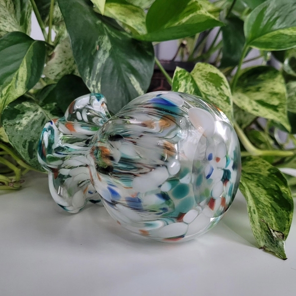 Murano End of Day Confetti Blown Glass Vase - Picture 2 of 4